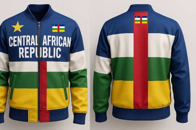 Central Africa Varsity Jacket