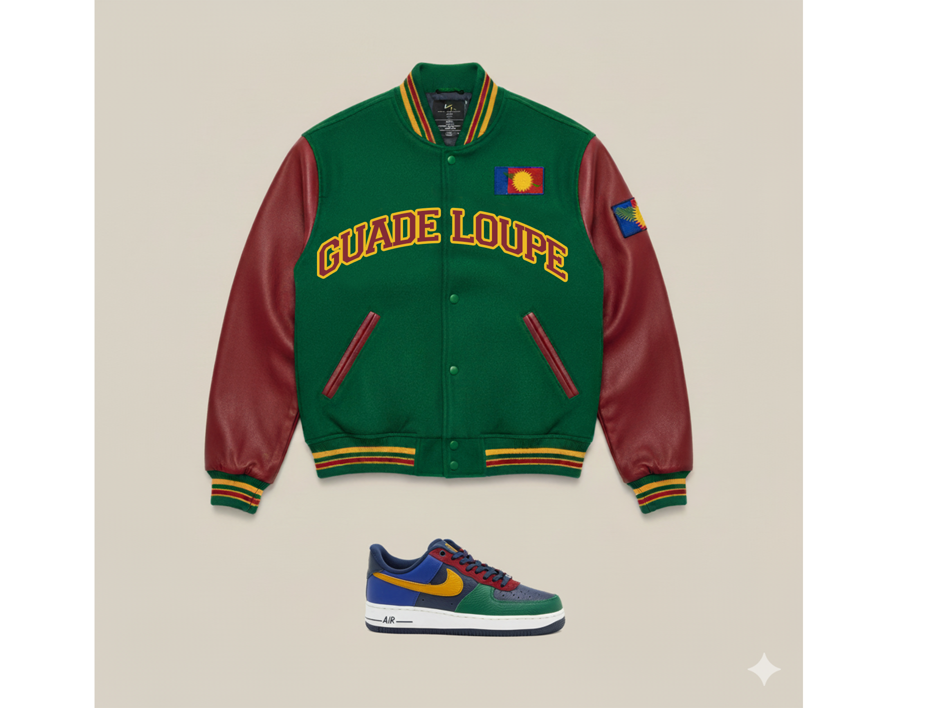 Varsity Jacket Matching Shoes not included