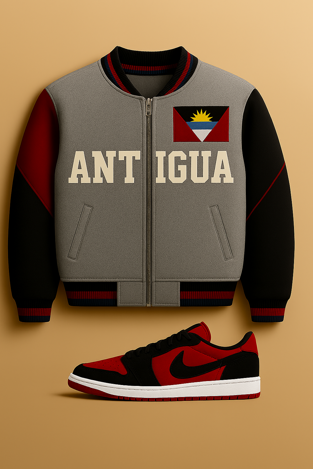 Varsity Jacket Matching Shoes not included