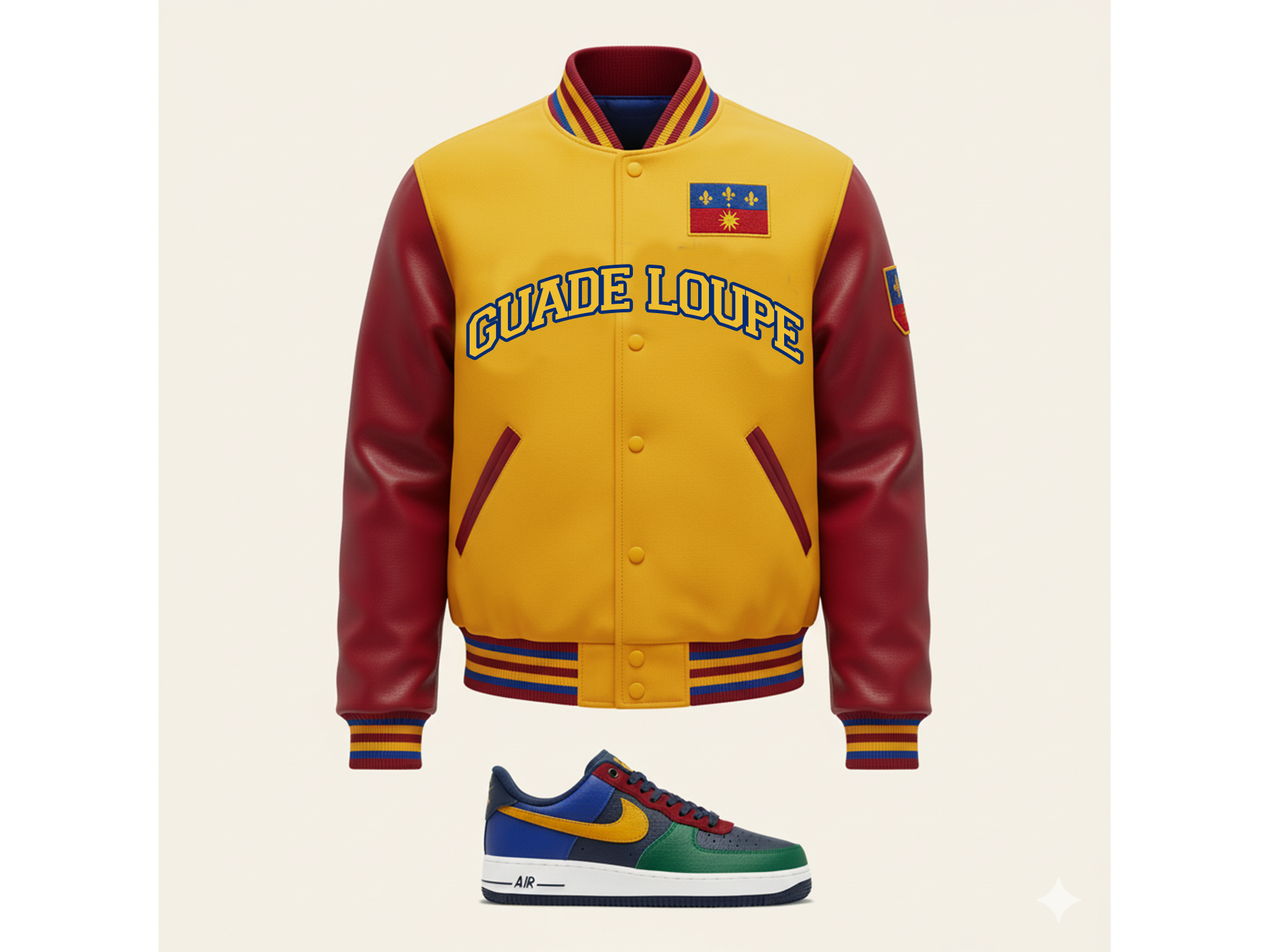 Varsity Jacket Matching Shoes not included