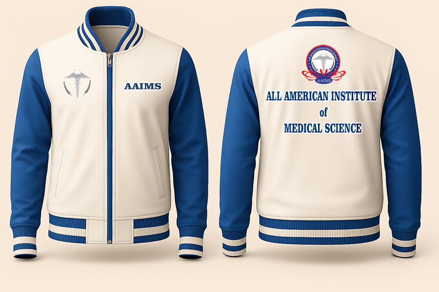 Jamaica School - AAIMS Varsity Jacket 1