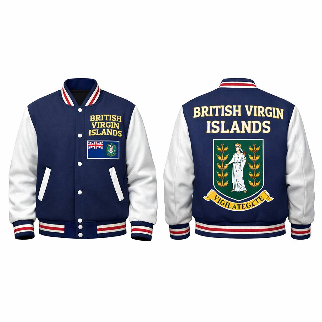 British Virgin Islands Varsity Jacket