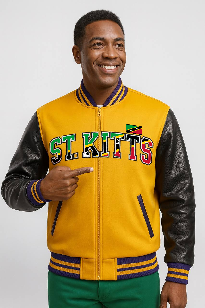 Saint Kitts and Nevis Varsity Jacket