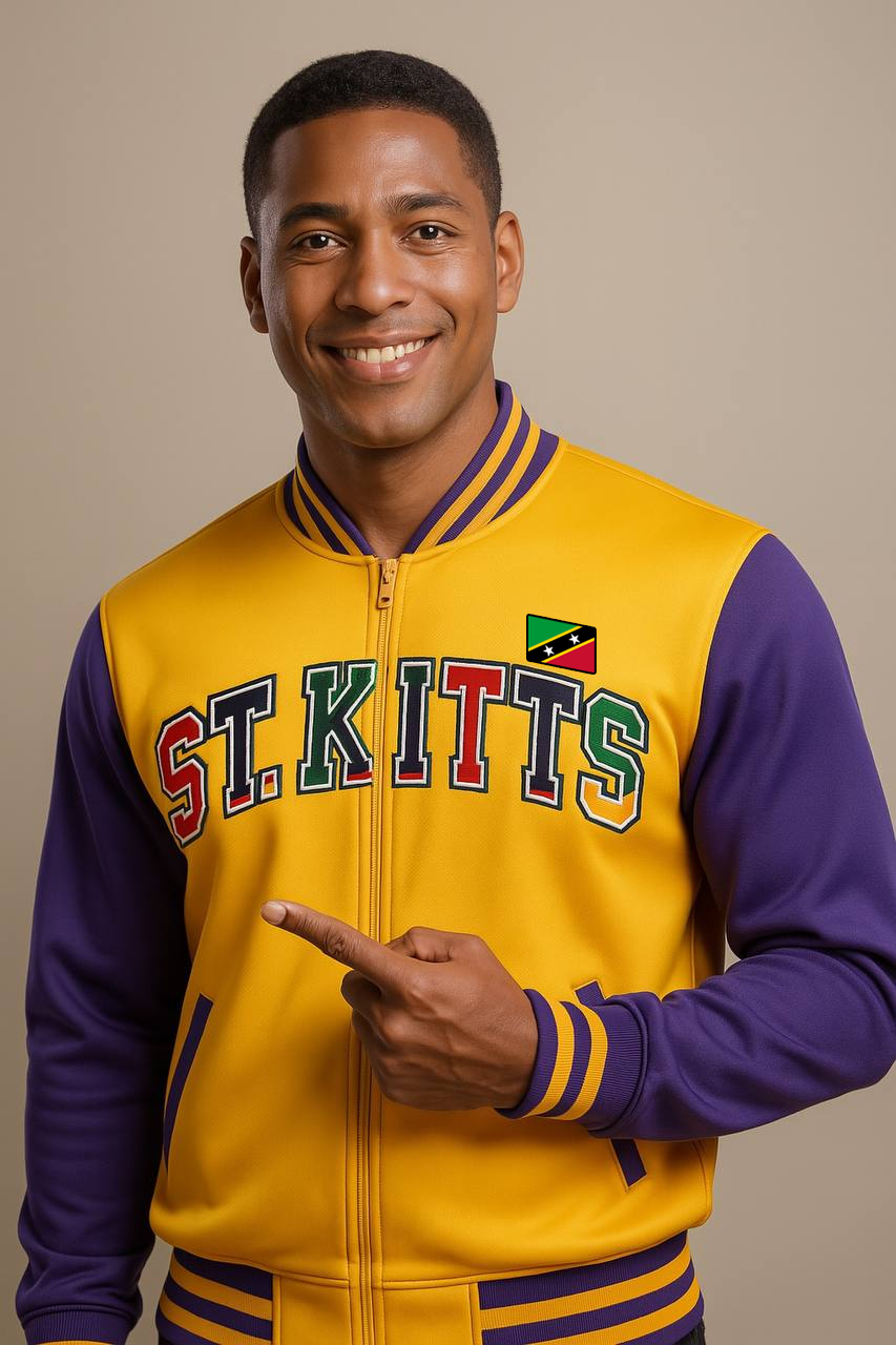 Saint Kitts and Nevis Varsity Jacket