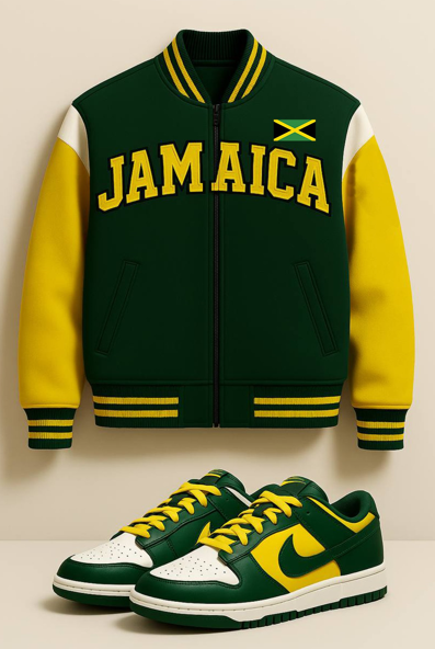 Varsity Jacket Matching Shoes not included