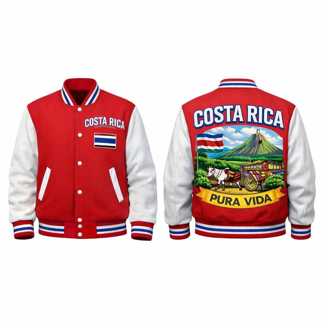 Costa Rica Varsity Jacket