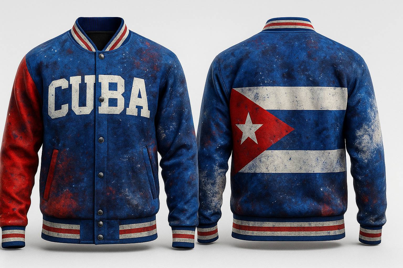 Cuba Varsity Jacket - Design 131