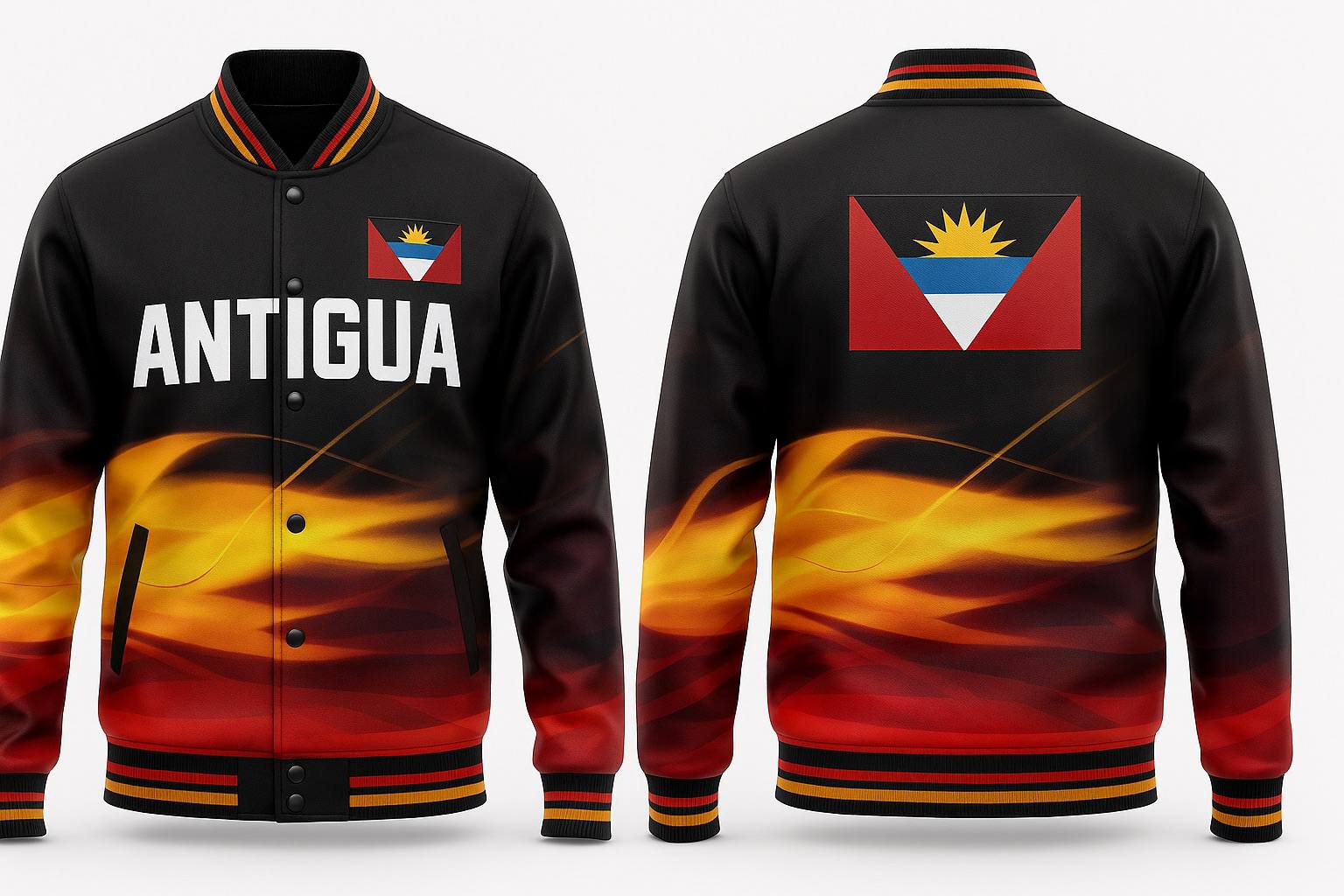 Antigua and Barbuda Varsity Jacket - Design 125