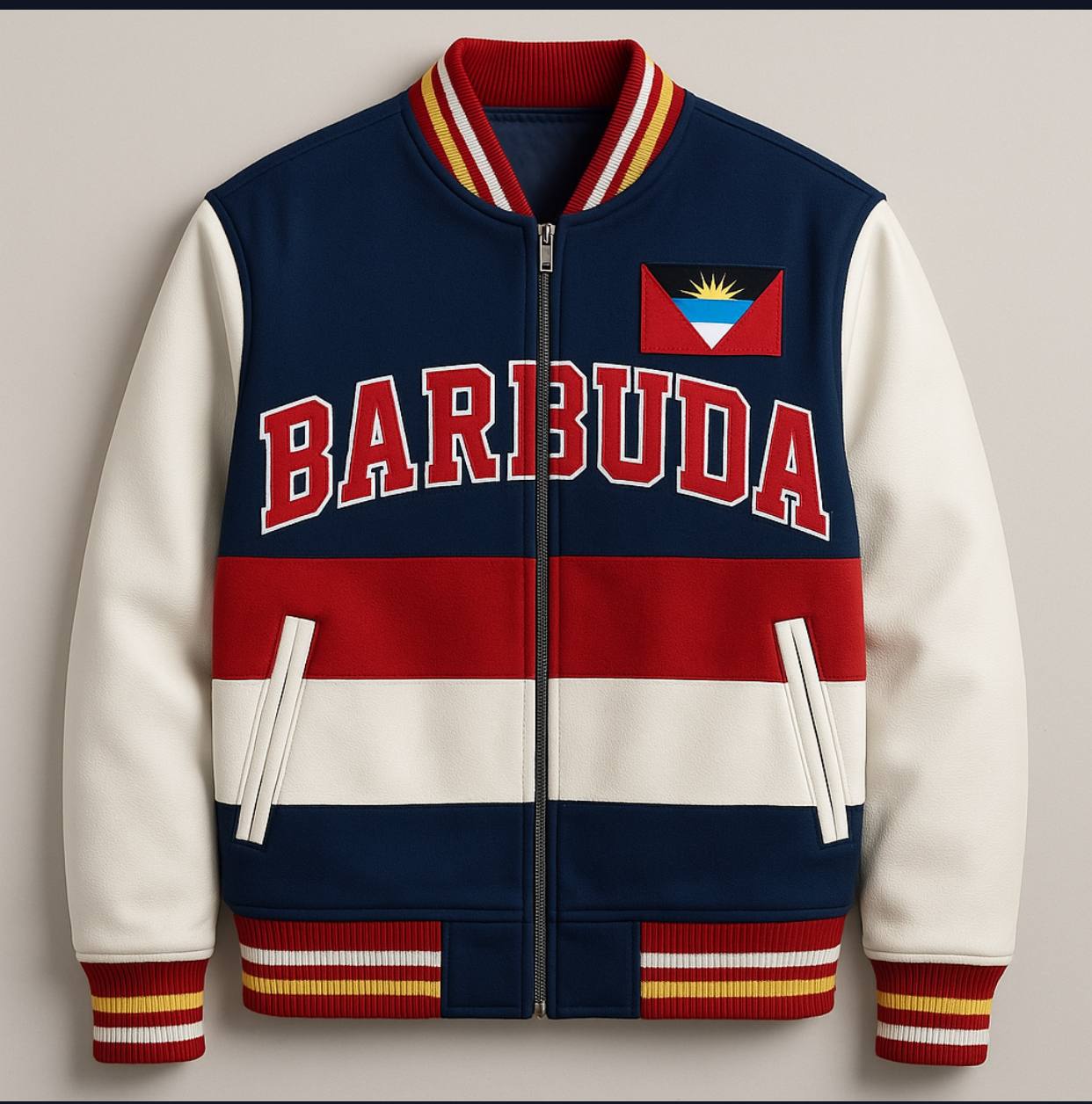 Antigua and Barbuda Varsity Jacket - Design 124