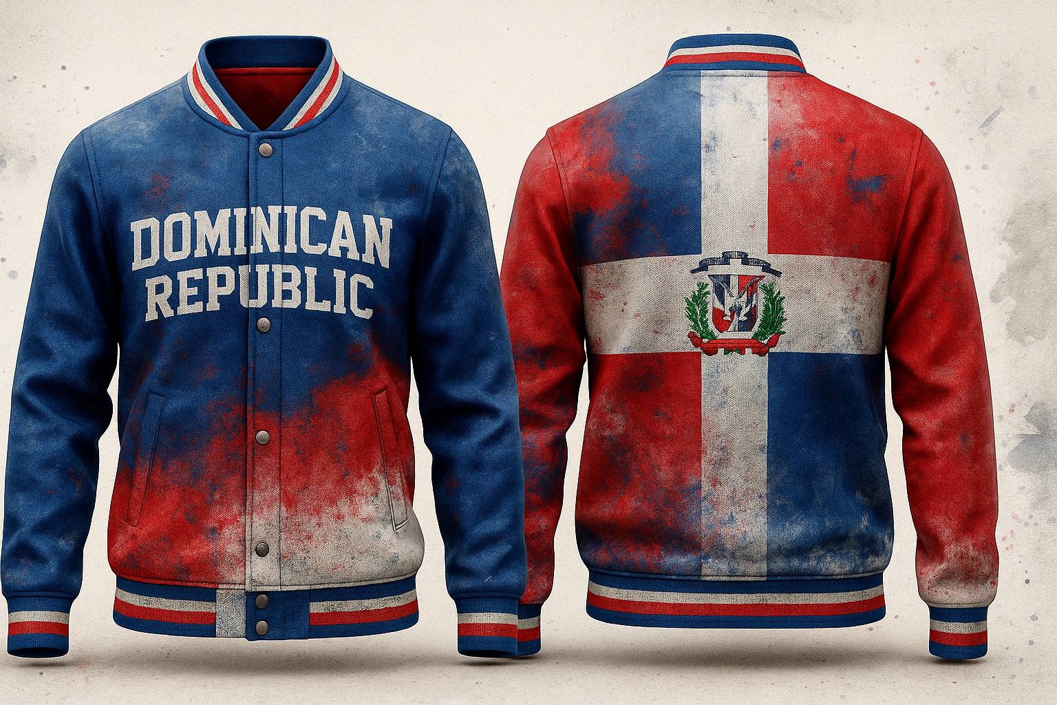 Dominican Republic Varsity Jacket - Design 152