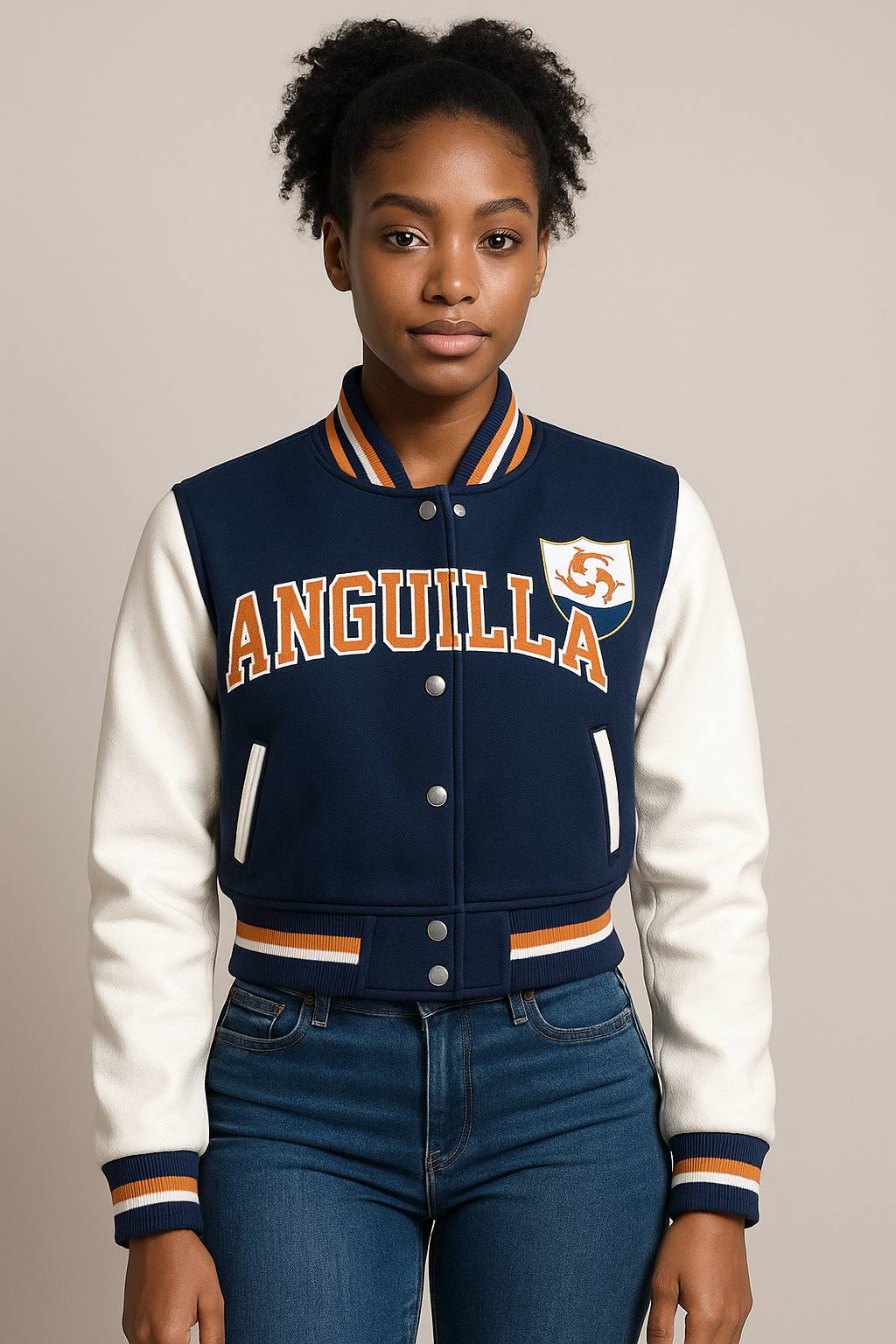 Anguilla Varsity Jacket - Design 112
