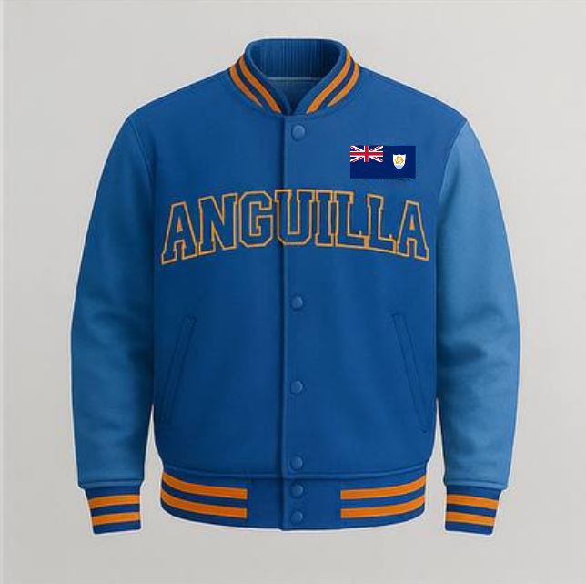 Anguilla Varsity Jacket - Design 111
