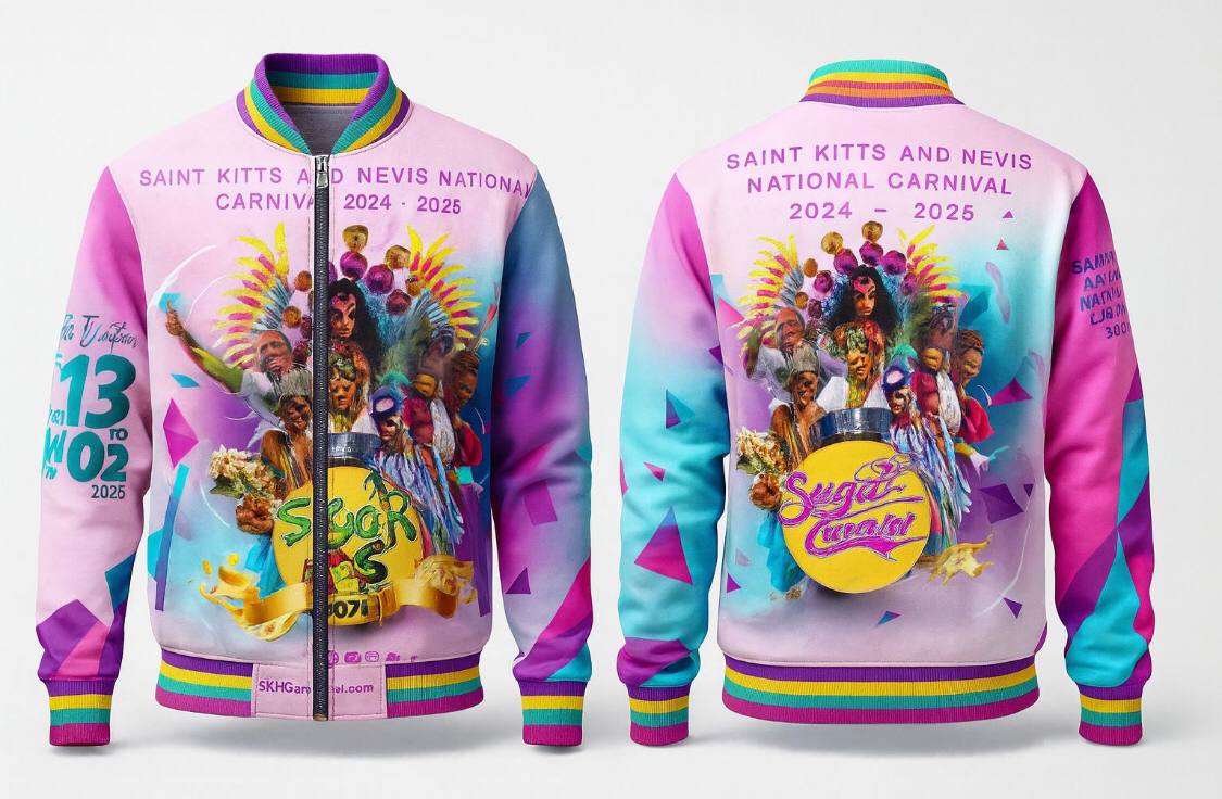 Saint Kitts and Nevis Varsity Jackets Carnival/Festival