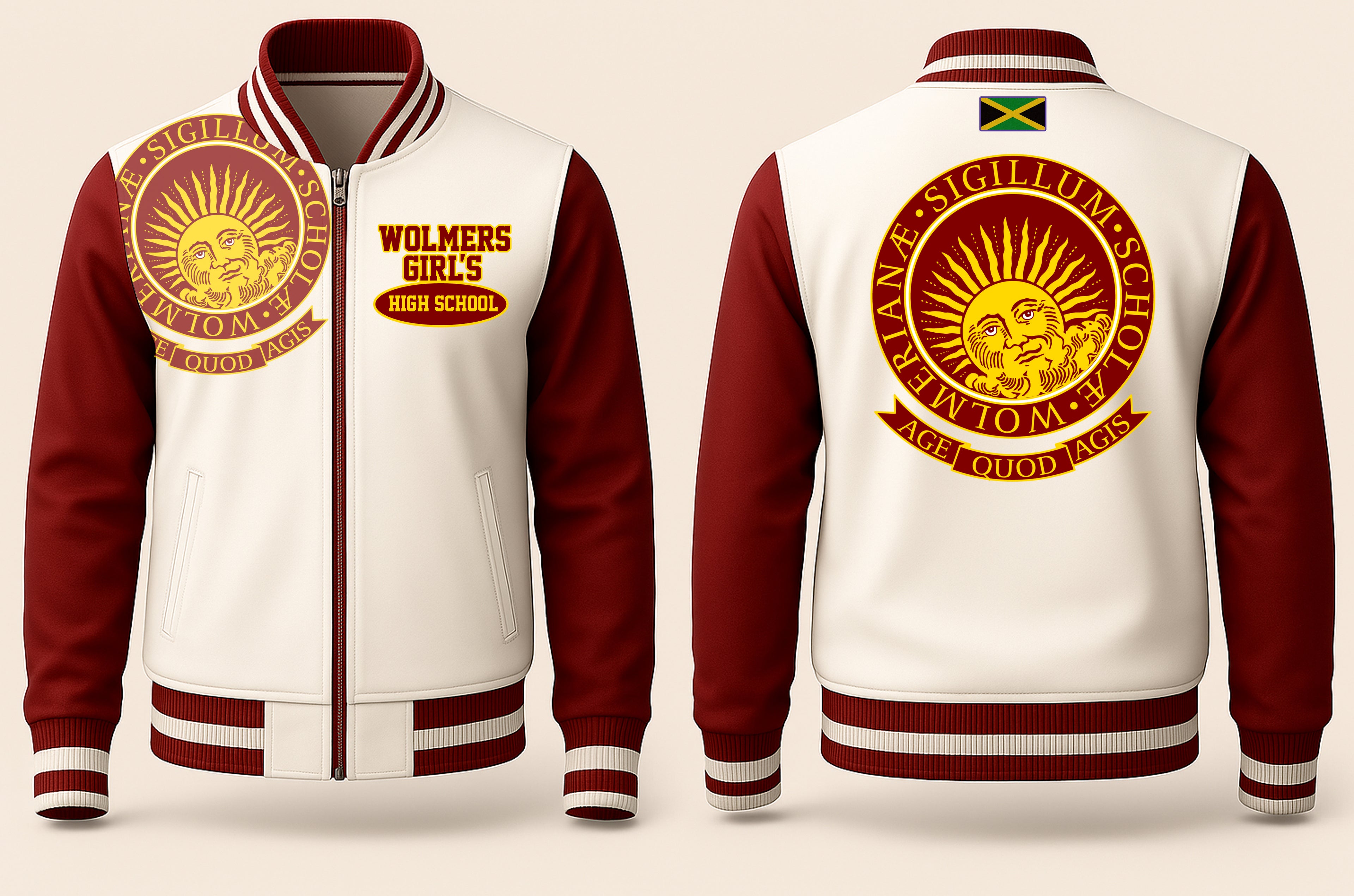 Jamaica School Wolmers Varsity Jacket 29